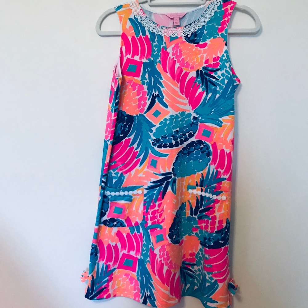 Lilly Pulitzer Dress in smashed pineapples print